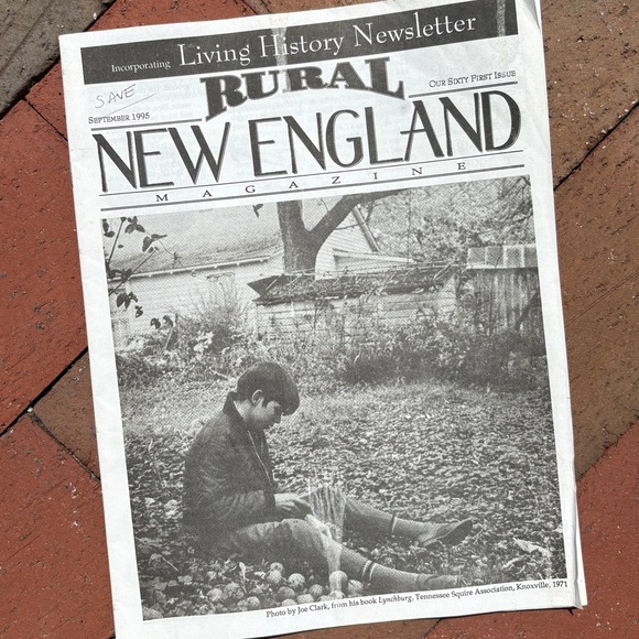 Other - 1995 Rural New England Magazine Homesteading Yankee Living History Newsletter